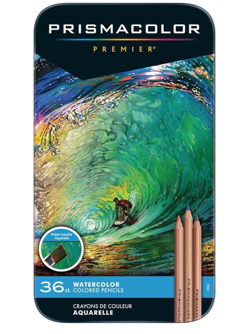 Prismacolor Premier Water Soluble Colored Pencils, Assorted Colors - (36 ct)
